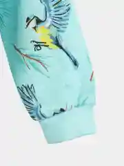 Бирюзовый боди-водолазка "Зимняя сказка"