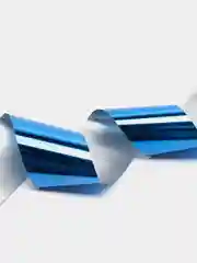 Фольга для литья и маникюра, синяя, 1 м, ширина 2,5 см