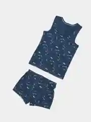 Индиго майка и трусы, хлопок. Комплект нижнего белья для мальчика Elita Eldana Kids