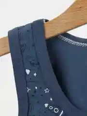 Индиго майка и трусы, хлопок. Комплект нижнего белья для мальчика Elita Eldana Kids