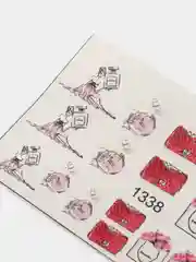 Слайдер для ногтей "Девушки и животные", на водной основе