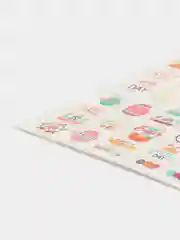 Наклейки для ногтей, слайдеры для маникюра и педикюра.Пасхальные цыплята с заячьими ушами