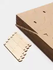 Конструктор QBRIX из картона 3D, объемный, Три котика