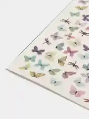 Наклейки для ногтей, слайдеры для маникюра и педикюра Бабочки, разноцветные