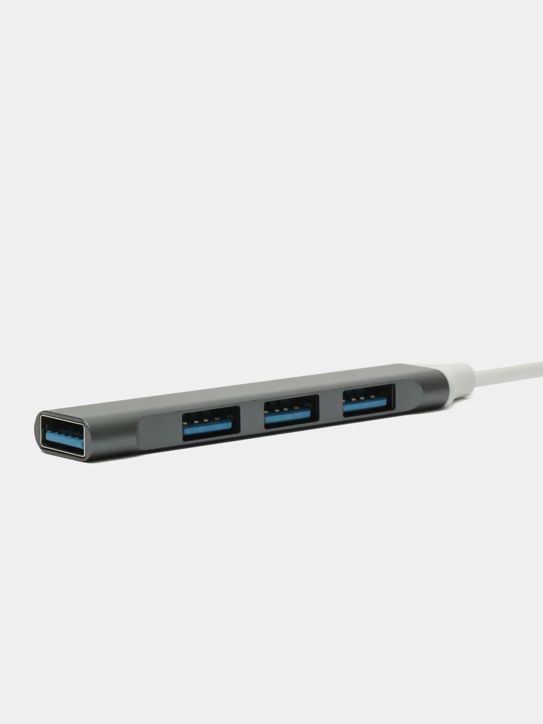 Тёмно-серый хаб концентратор USB Hub 3.0, Type-C