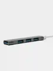 Тёмно-серый хаб концентратор USB Hub 3.0, Type-C