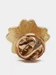 Лазурный значок-пин "Цветок"