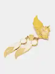Желтый брошь "Божий глаз"