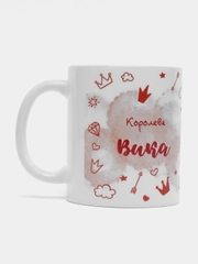 Кружка именная "Королева Вика"