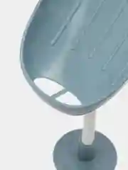 Серый мыльница со сливом на гибкой ножке