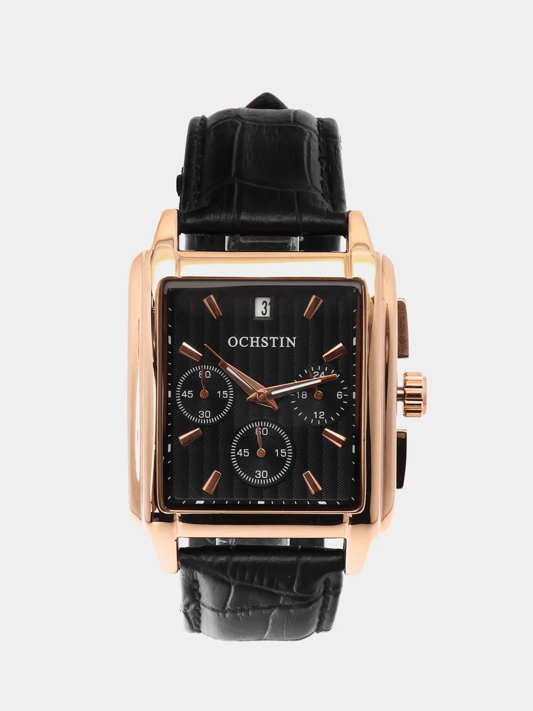 Бронзовый мужские наручные часы Ochstin 6063 с хронографом в подарочной упаковке