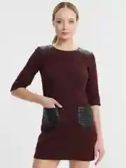Багровый женское платье