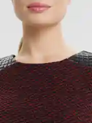 Багровый женское платье