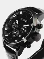 Черный мужские наручные часы Ochstin 6049A с хронографом в подарочной упаковке