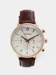 Коричневый мужские наручные часы Ochstin 6050A с хронографом в подарочной упаковке