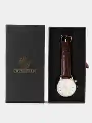 Коричневый мужские наручные часы Ochstin 6050A с хронографом в подарочной упаковке