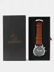 Коричневый мужские наручные часы Ochstin 6117A с хронографом в подарочной упаковке