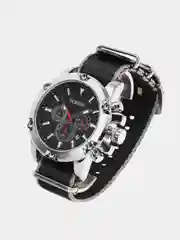Серебряный мужские наручные часы Ochstin 7075C с хронографом в подарочной упаковке