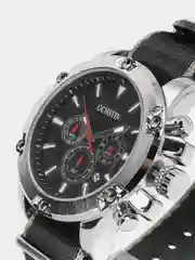 Серебряный мужские наручные часы Ochstin 7075C с хронографом в подарочной упаковке
