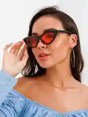 Коралловый очки солнцезащитные MIRSEE женские в форме "Кошачий глаз"