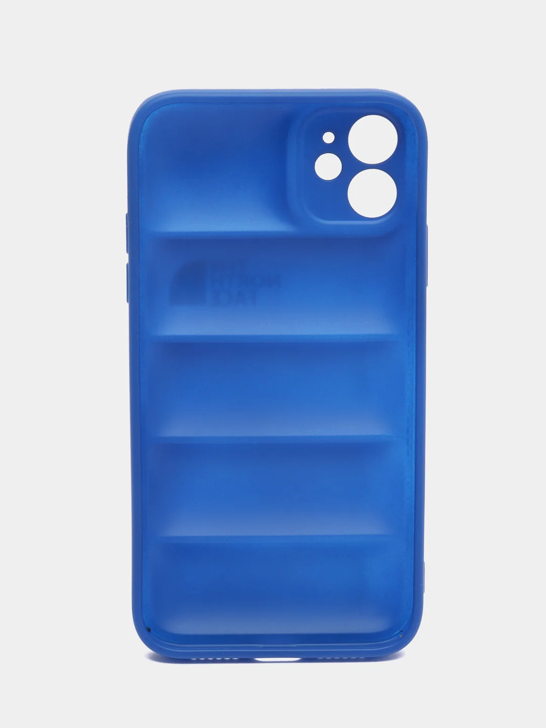 Синий чехол с логотипом The North Face, на iPhone (Айфон) 11, 13, 14, 15, 7, 8 Plus, XXS, XR, 12 Pro Max, Plus