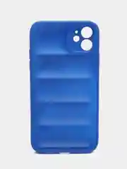 Синий чехол с логотипом The North Face, на iPhone (Айфон) 11, 13, 14, 15, 7, 8 Plus, XXS, XR, 12 Pro Max, Plus
