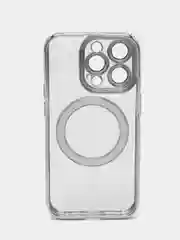 Чехол MagSafe iPhone 11, 12, 13, 14, 15 Pro Max / Plus, айфон, прозрачный, магнитный, про