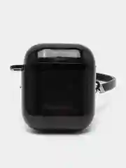 Черный чехол для наушников AirPods 1/2/3/Pro (Про 2), силиконовый, игрушка, i10, i11, i12