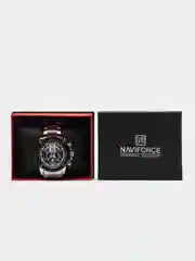 Коричневый мужские наручные часы Naviforce NF9175 с хронографом, в подарочной упаковке