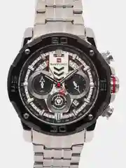 Коричневый мужские наручные часы Naviforce NF9175 с хронографом, в подарочной упаковке
