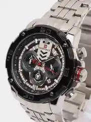 Коричневый мужские наручные часы Naviforce NF9175 с хронографом, в подарочной упаковке