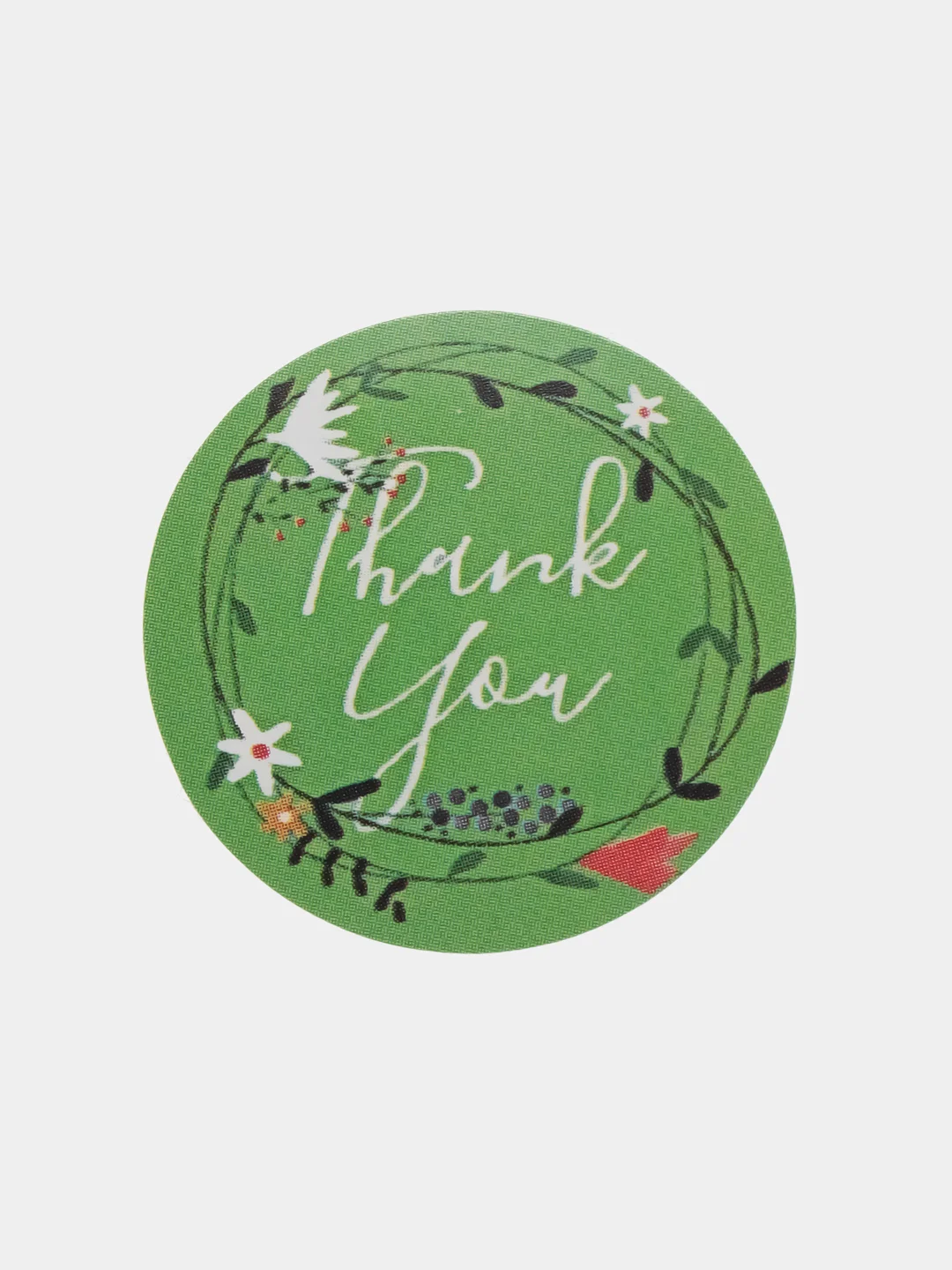 Лайм набор наклеек с надписью "Thank you", "Спасибо"