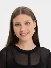 Белый серьги с подвеской Яблочко