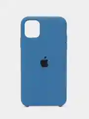 Темно-синий чехол Silicone Case для iPhone 11, с открытым низом
