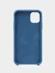 Темно-синий чехол Silicone Case для iPhone 11, с открытым низом