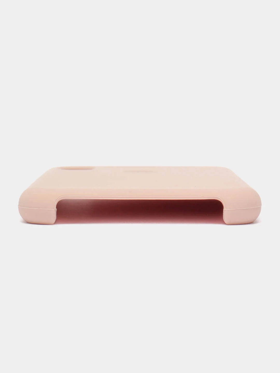 Бежевый меланж чехол Silicone Case для iPhone XR, с открытым низом