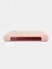 Бежевый меланж чехол Silicone Case для iPhone XR, с открытым низом