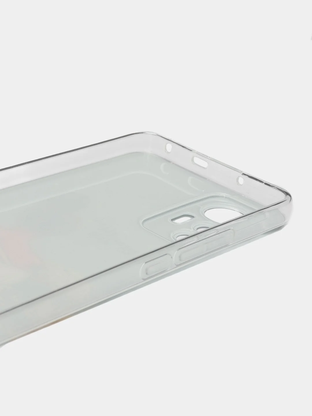 Тёмно-серый силиконовый чехол для Xiaomi 12 Lite / Сяоми 12 Лайт прозрачный, с рисунком, защита камеры