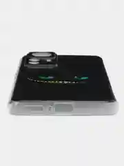 Черный силиконовый чехол для Xiaomi 12T Pro / Сяоми 12Т Про прозрачный, с рисунком, защита камеры