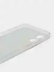 Голубой силиконовый чехол на Oppo A17 / Оппо А17 прозрачный, с рисунком, защита камеры
