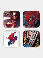 3D стикеры / объемные наклейки на телефон Marvel