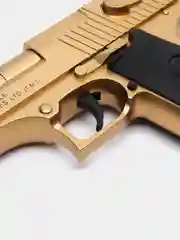 Горчичный пистолет игрушечный Desert Eagle с глушителем, дигл оружие, подарок на 23 февраля