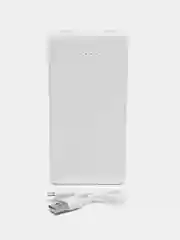 Белый power bank, внешний аккумулятор, с быстрой зарядкой TOPK, 10000 mAh