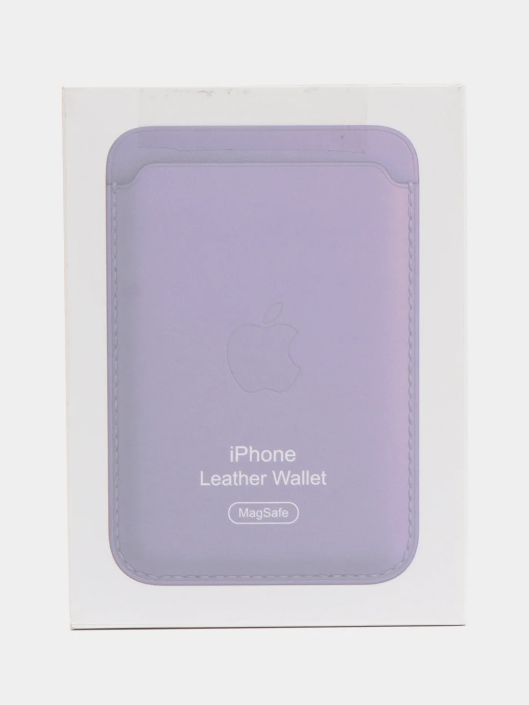 Лавандовый картхолдер на iPhone, с поддержкой MagSafe Leather Wallet