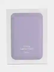 Лавандовый картхолдер на iPhone, с поддержкой MagSafe Leather Wallet