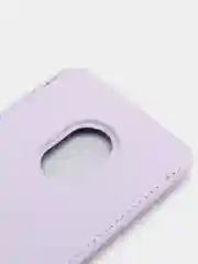 Лавандовый картхолдер на iPhone, с поддержкой MagSafe Leather Wallet
