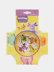 Тарелка детская "Лунтик", глубокая / плоская, пластик