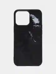 Аметистовый чехол "Рик и Морти" для iPhone (Айфон) 13, 13 Pro, 13 Pro Max, 14, 14 Pro, 14 Pro Max
