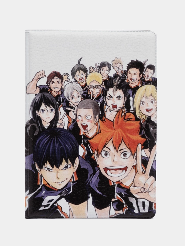 Обложка чехол на паспорт Волейбол (Haikyuu!!)