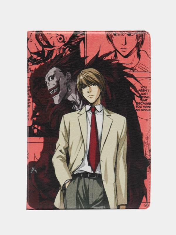 Обложка чехол на паспорт "Тетрадь смерти" Death Note